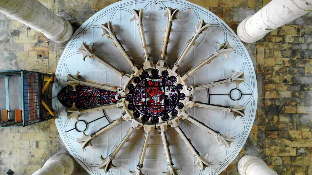 La rose de la cathédrale de Soissons